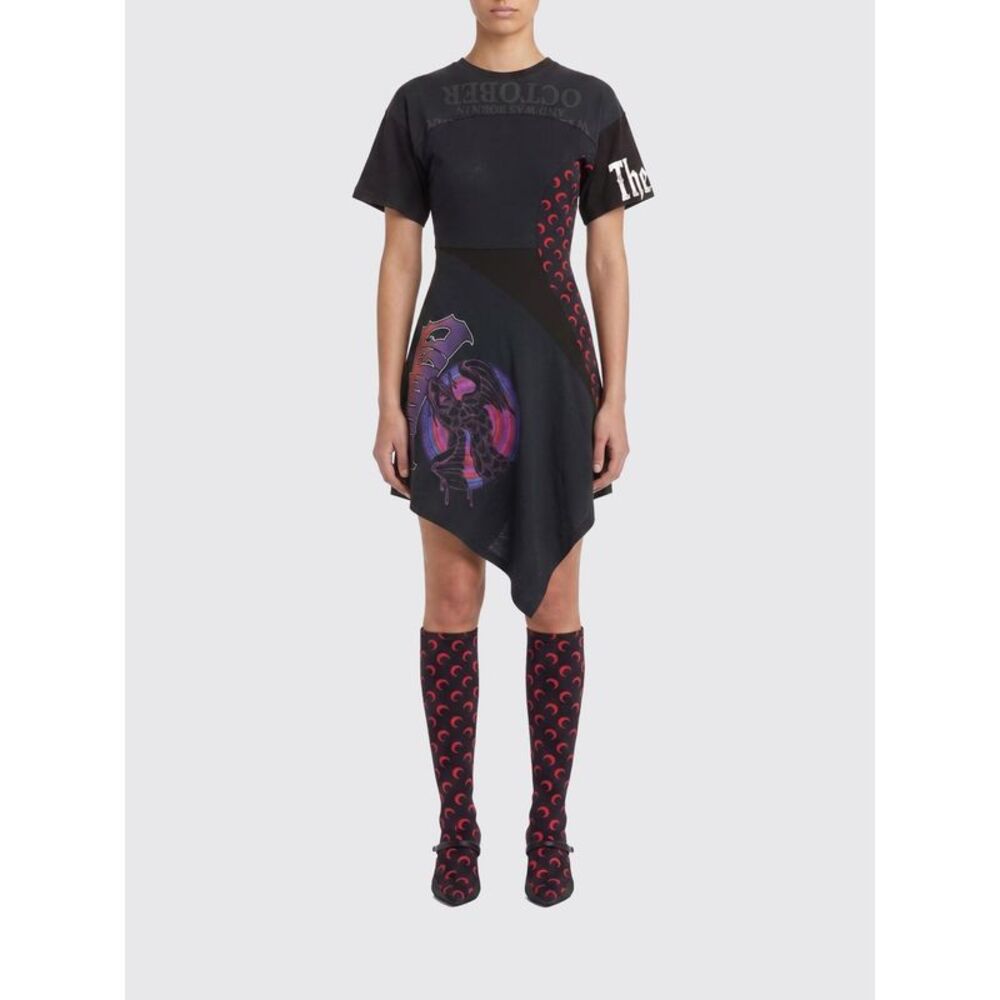 Marine Serre Dress Woman Black